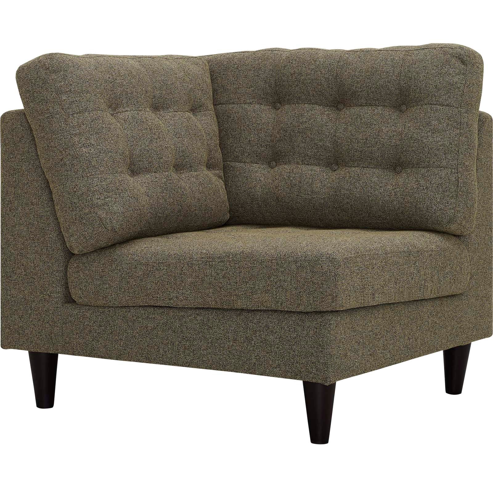 Empress Upholstered Fabric Corner Sofa - EEI-2610-OAT