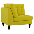 Empress Upholstered Fabric Corner Sofa