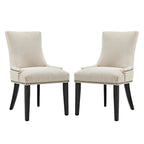 Marquis Fabric Dining Side Chair Set of 2