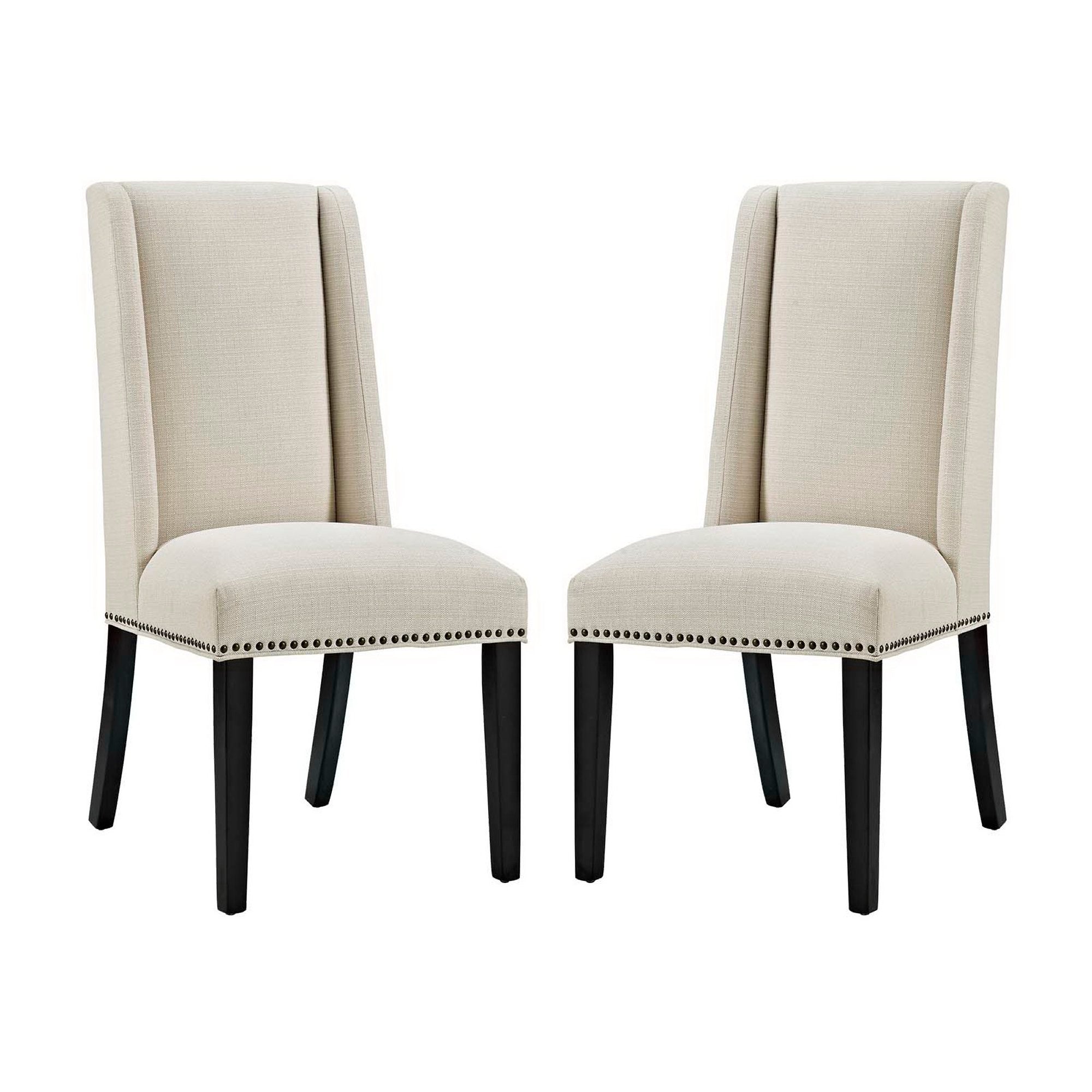 Baron Fabric Dining Chair Set of 2 - EEI-2748-BEI-SET