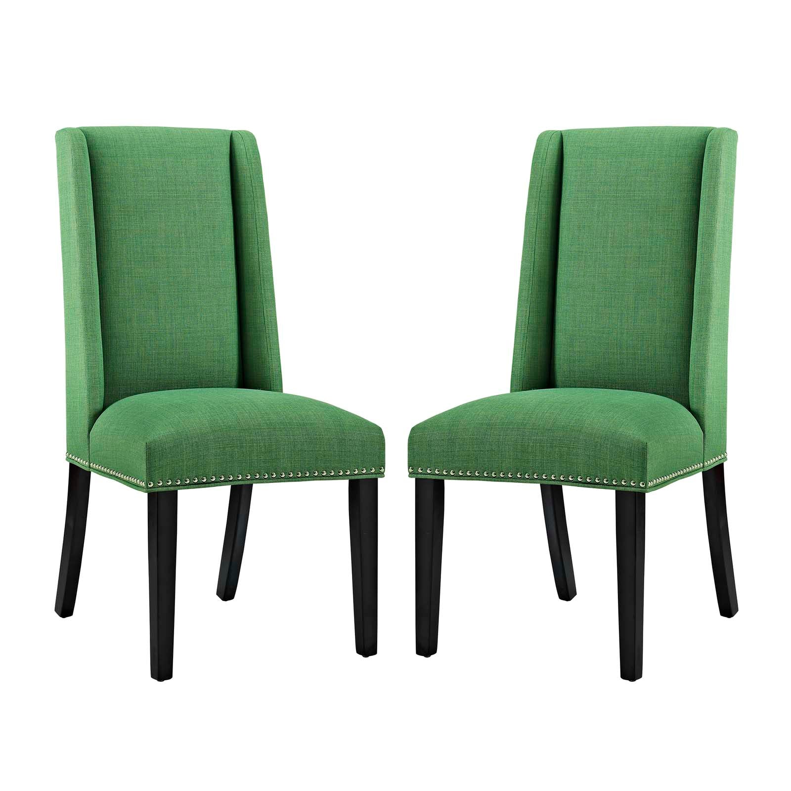 Baron Fabric Dining Chair Set of 2 - EEI-2748-GRN-SET
