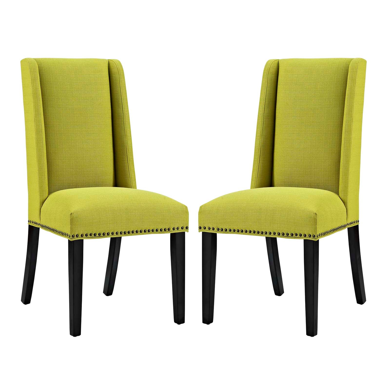 Baron Fabric Dining Chair Set of 2 - EEI-2748-WHE-SET