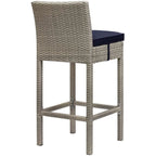 Conduit Outdoor Wicker Rattan Bar Stool