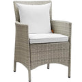 Conduit Outdoor Wicker Rattan Dining Armchair