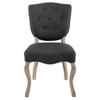 Array Vintage French Upholstered Dining Side Chair
