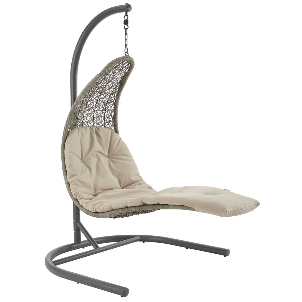Landscape Hanging Chaise Lounge Outdoor Swing Chair