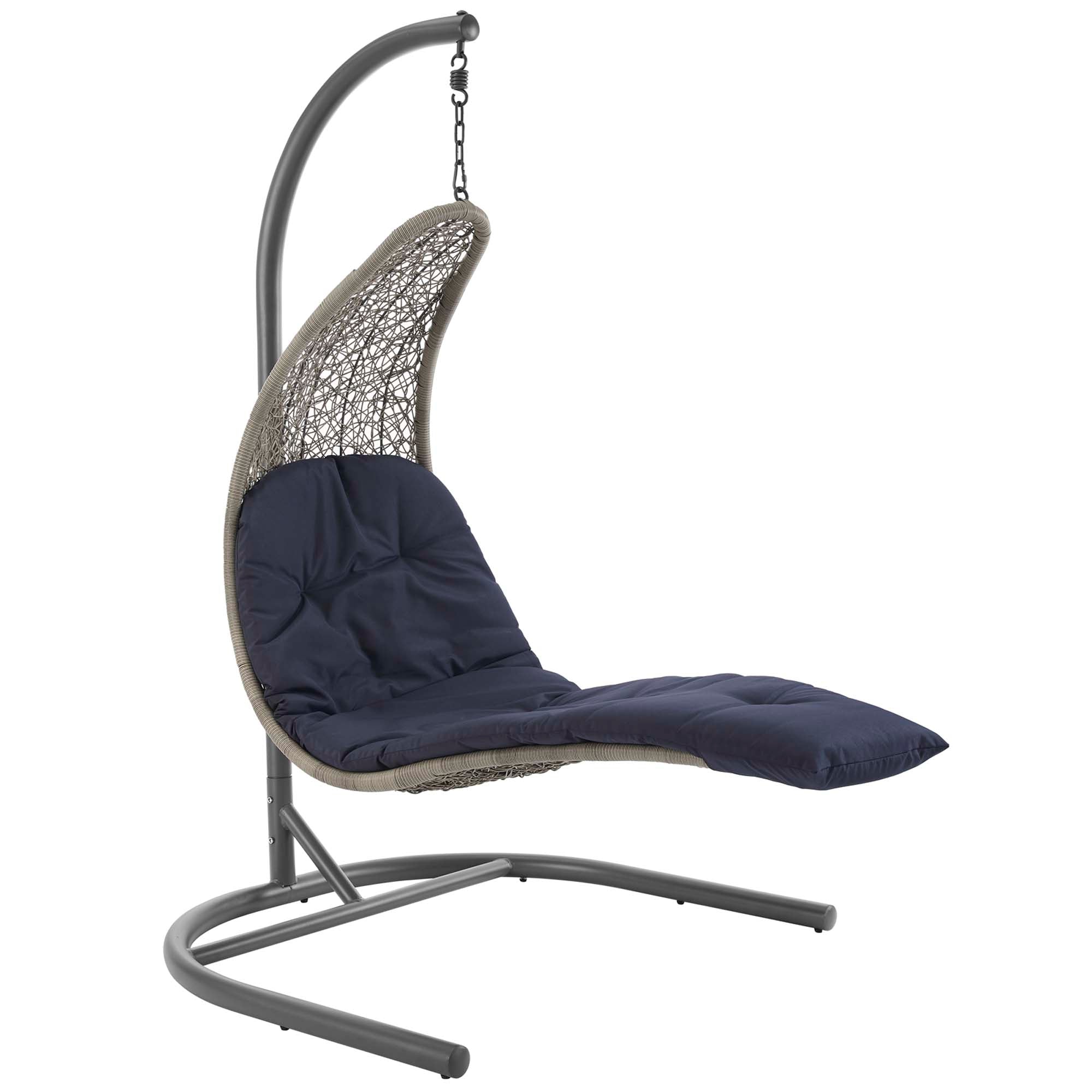 Landscape Hanging Chaise Lounge Outdoor Swing Chair