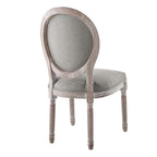 Arise Vintage French Upholstered Fabric Dining Side Chair Set of 2