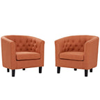 Prospect 2 Piece Upholstered Fabric Armchair Set