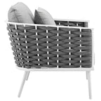 outdoor 4 Piece Outdoor Aluminum Sectional Sofa Set