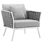 outdoor 2 Piece Outdoor Aluminum Sectional Sofa Set