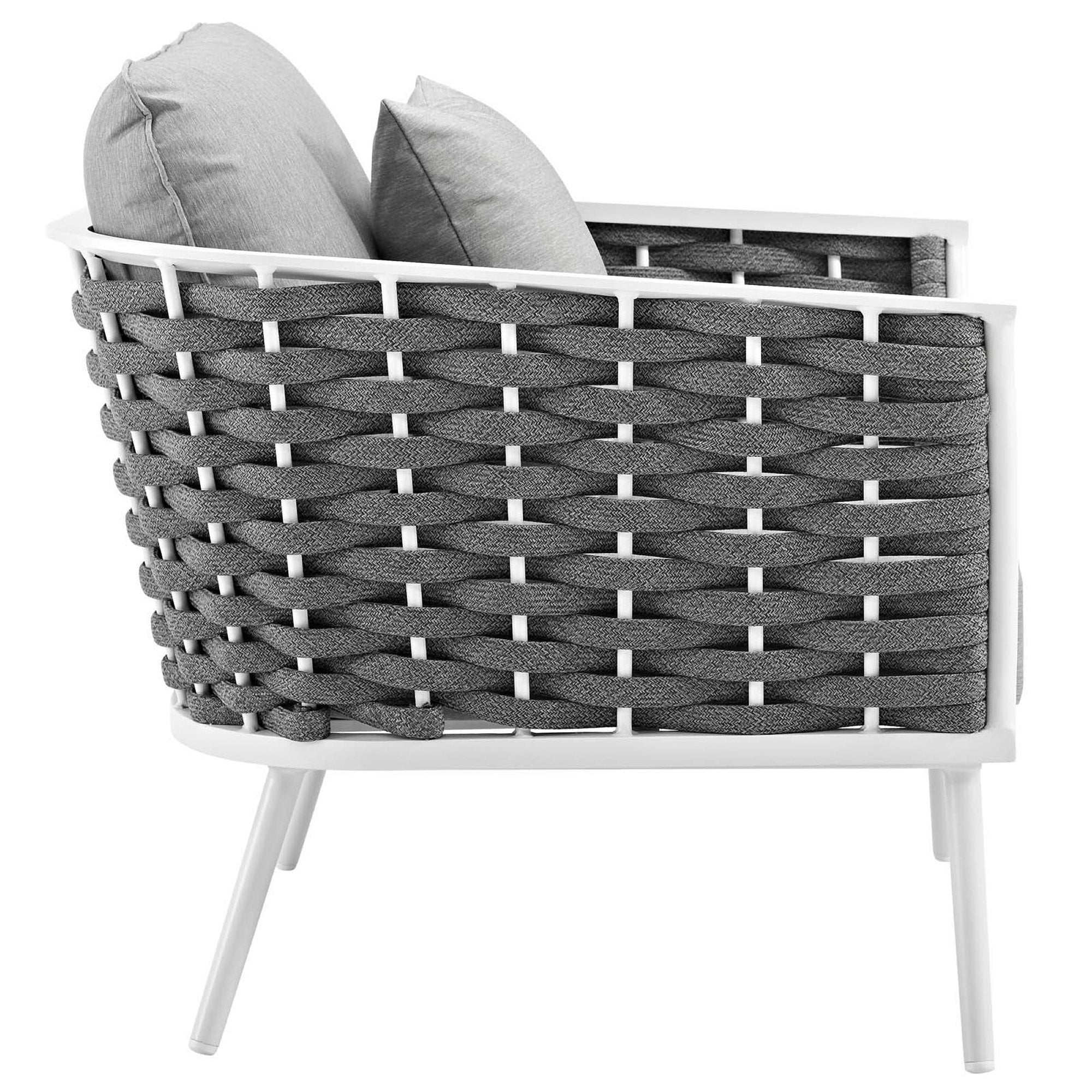 outdoor 3 Piece Outdoor Aluminum Sectional Sofa Set