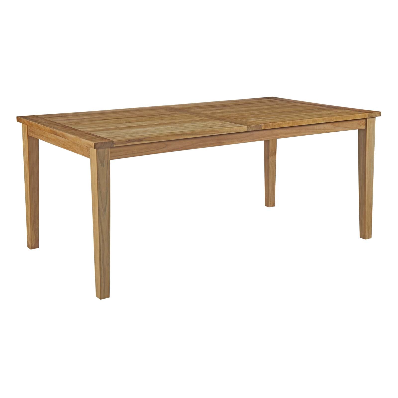 outdoor 7 Piece Outdoor Patio Teak Dining Set