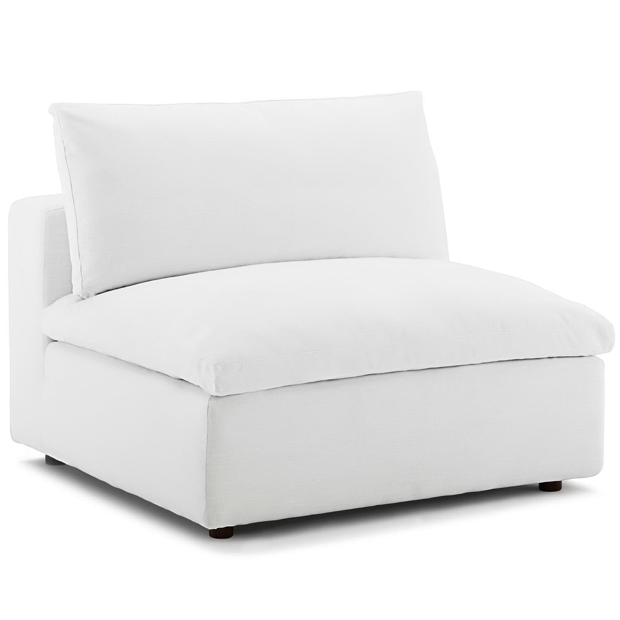 modular Down Filled Overstuffed Armless Chair