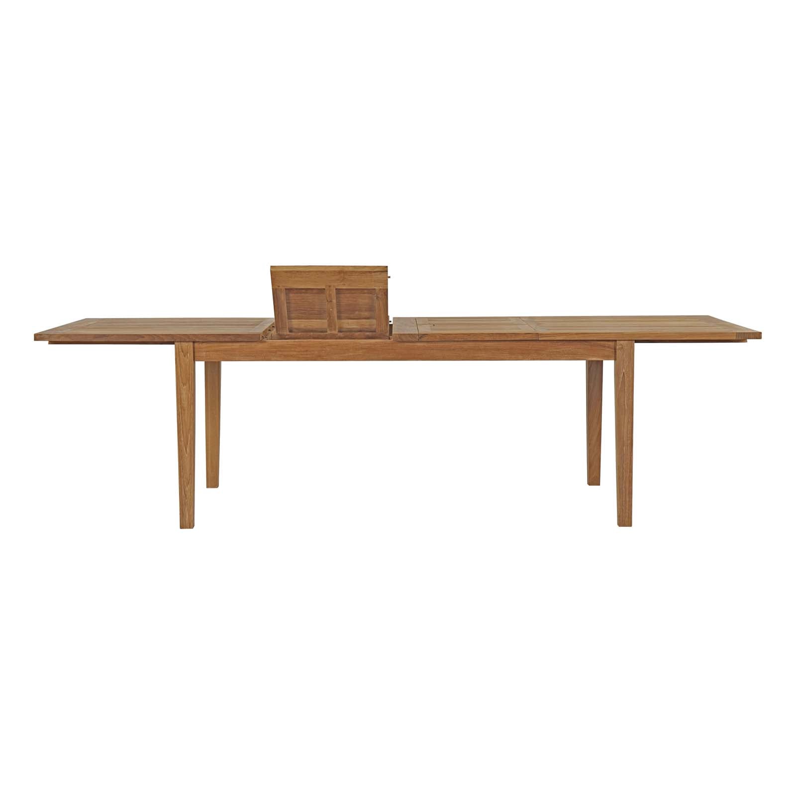 outdoor 11 Piece Outdoor Patio Teak Dining Set