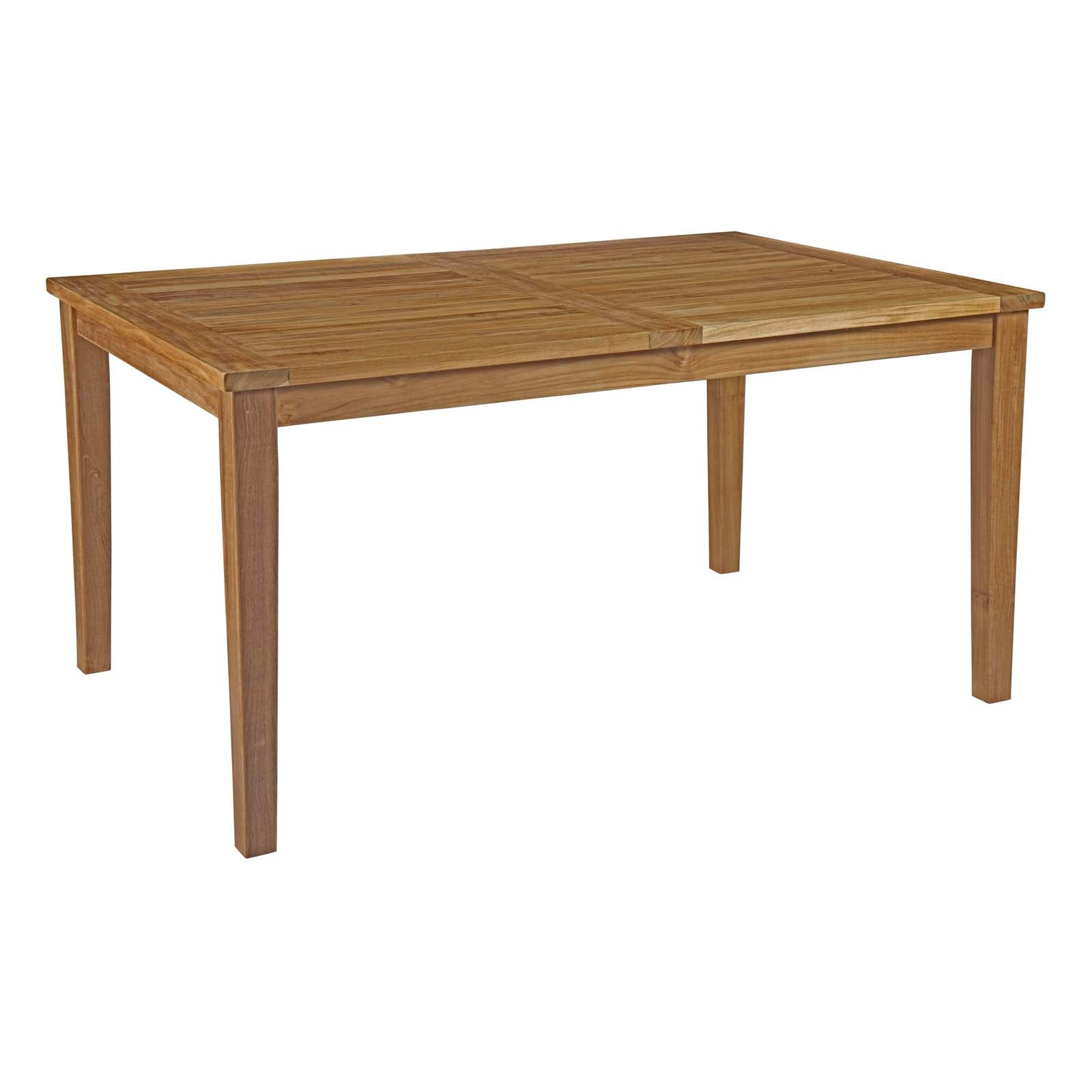 outdoor 7 Piece Outdoor Patio Teak Dining Set