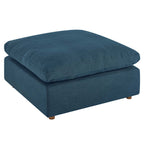 Commix Down Filled Overstuffed Ottoman - EEI-3318-AZU