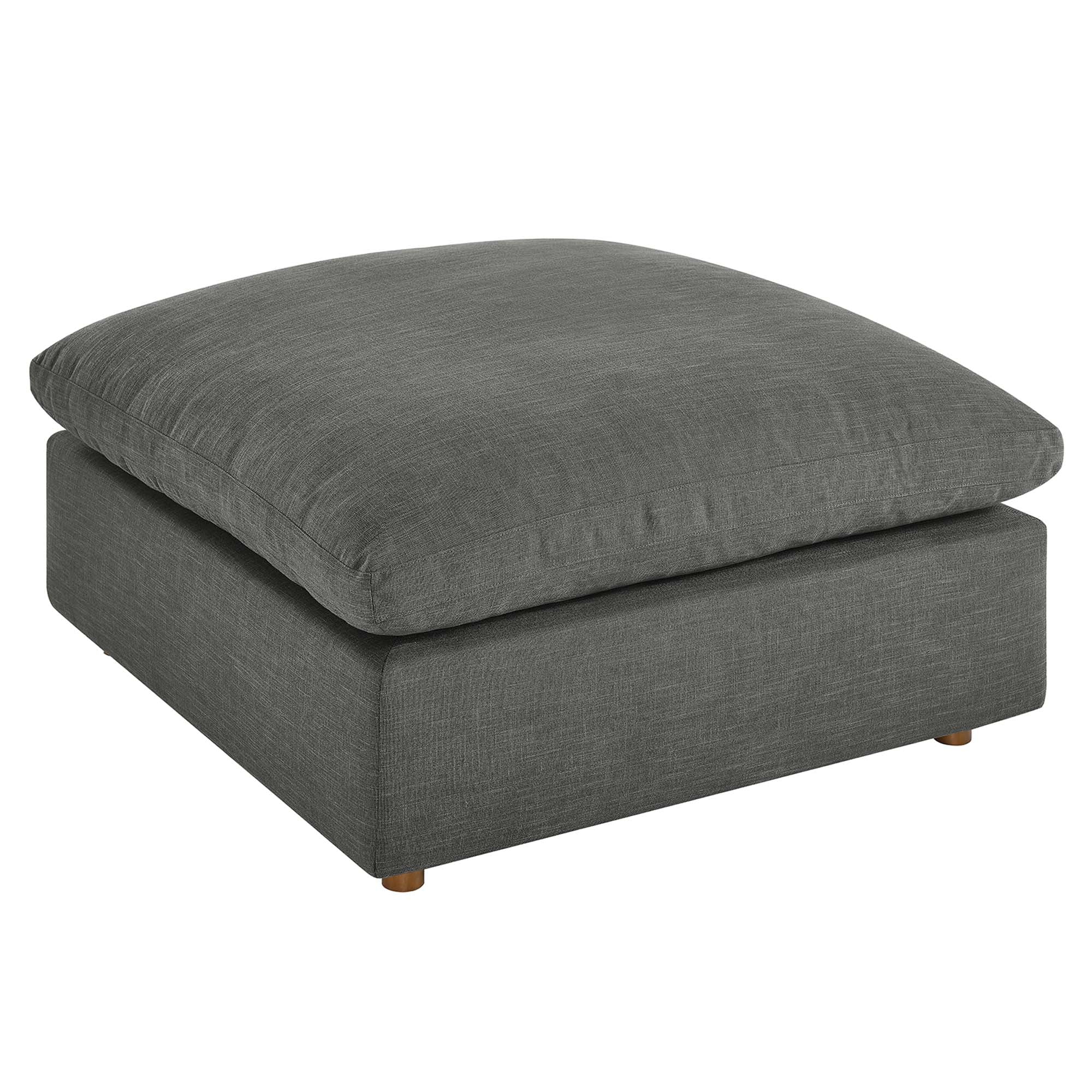 Commix Down Filled Overstuffed Ottoman - EEI-3318-GRY