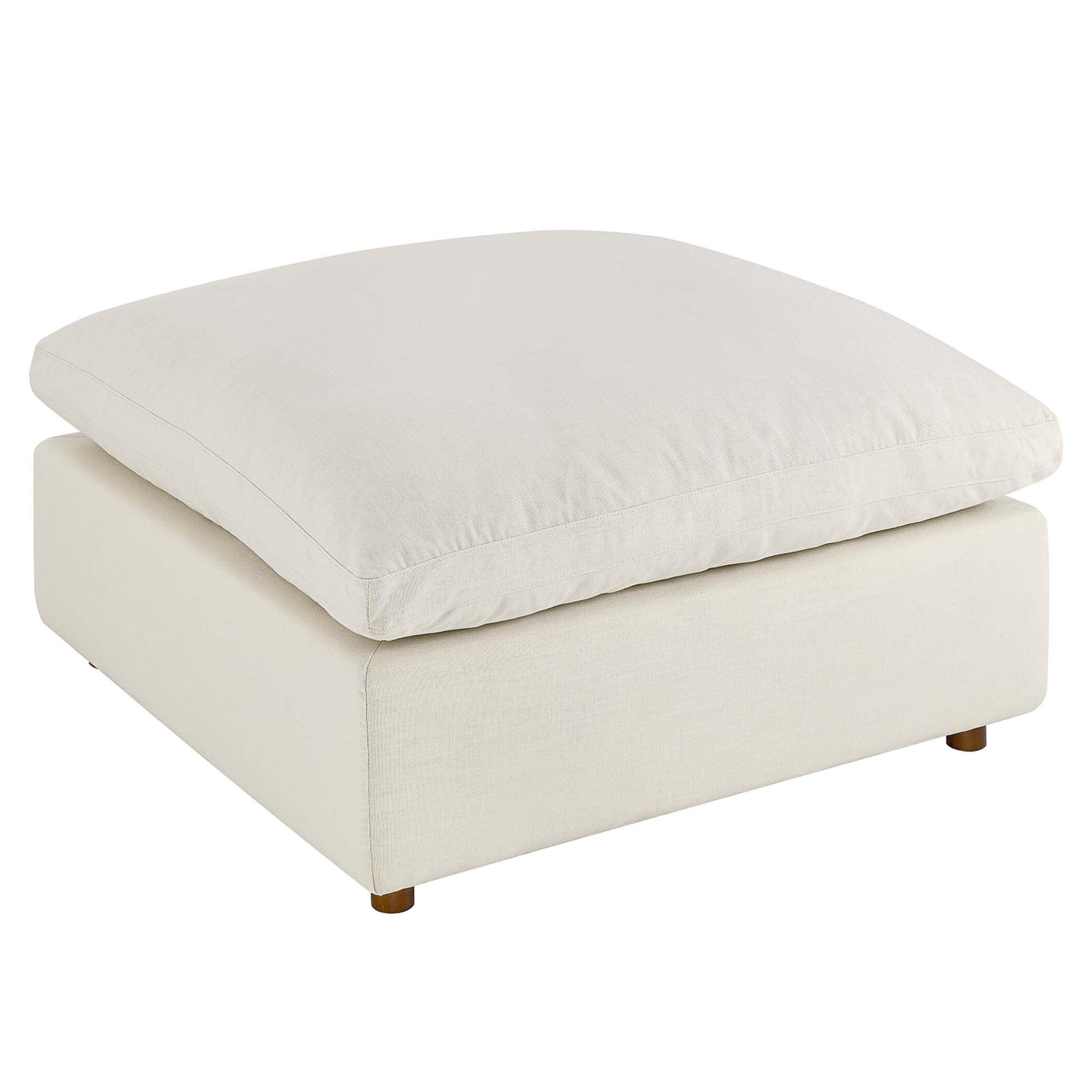 Commix Down Filled Overstuffed Ottoman - EEI-3318-LBG