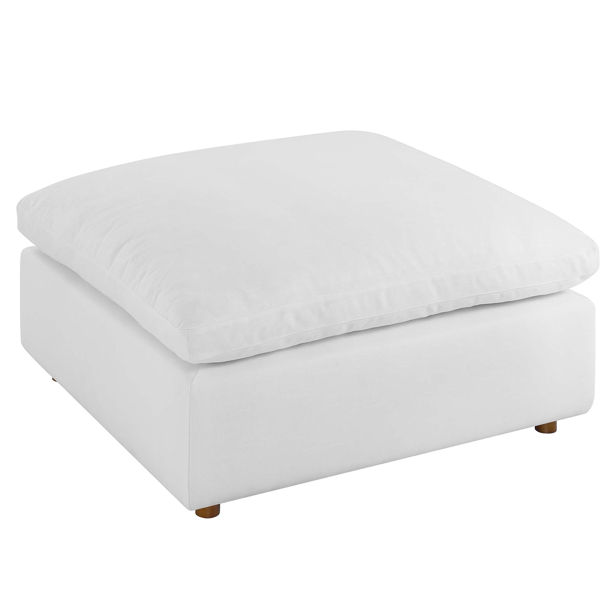 Commix Down Filled Overstuffed Ottoman - EEI-3318-PUW