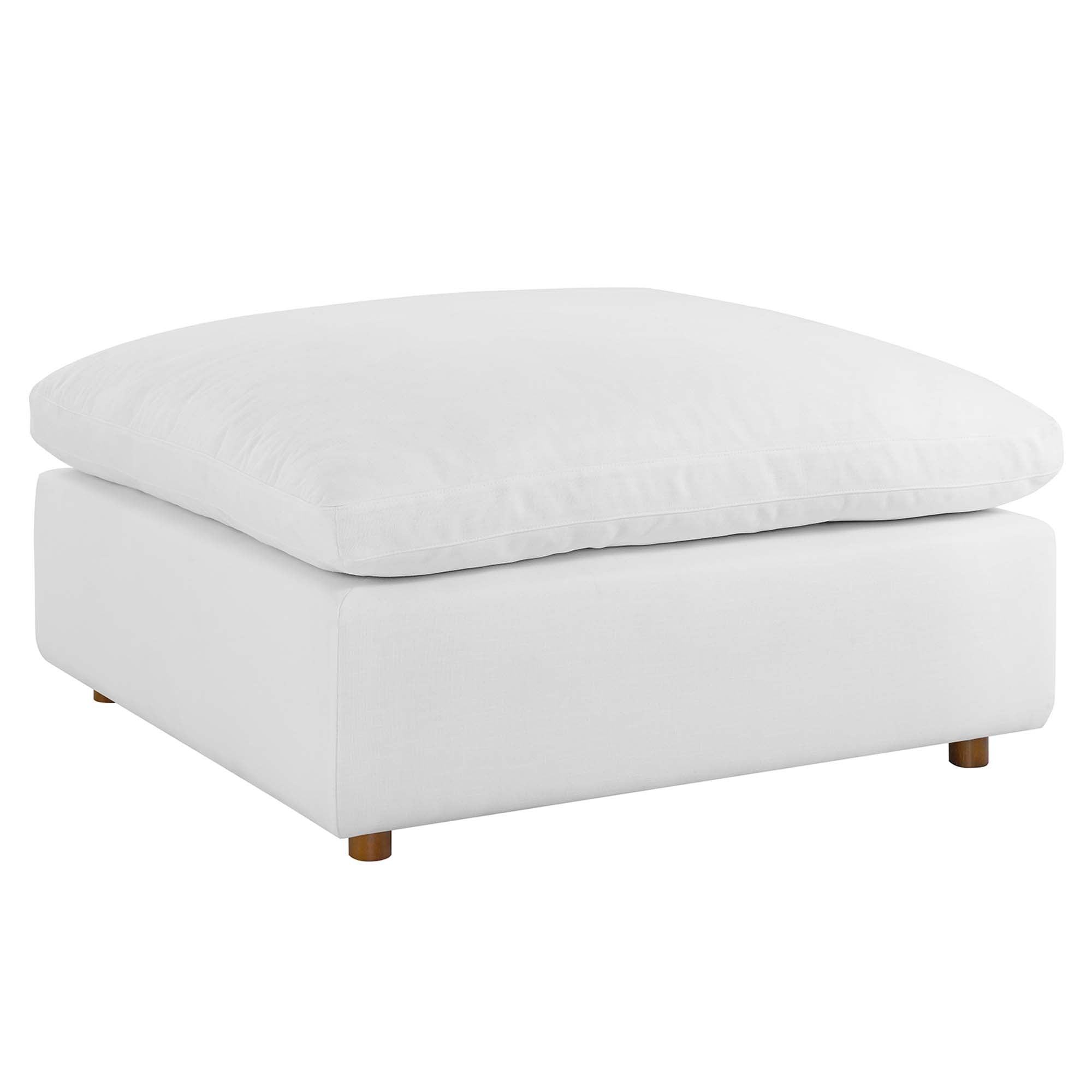modular Down Filled Overstuffed Ottoman