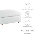 modular Down Filled Overstuffed Ottoman