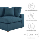 modular Down Filled Overstuffed Corner Chair