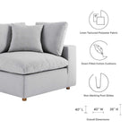 modular Down Filled Overstuffed Corner Chair