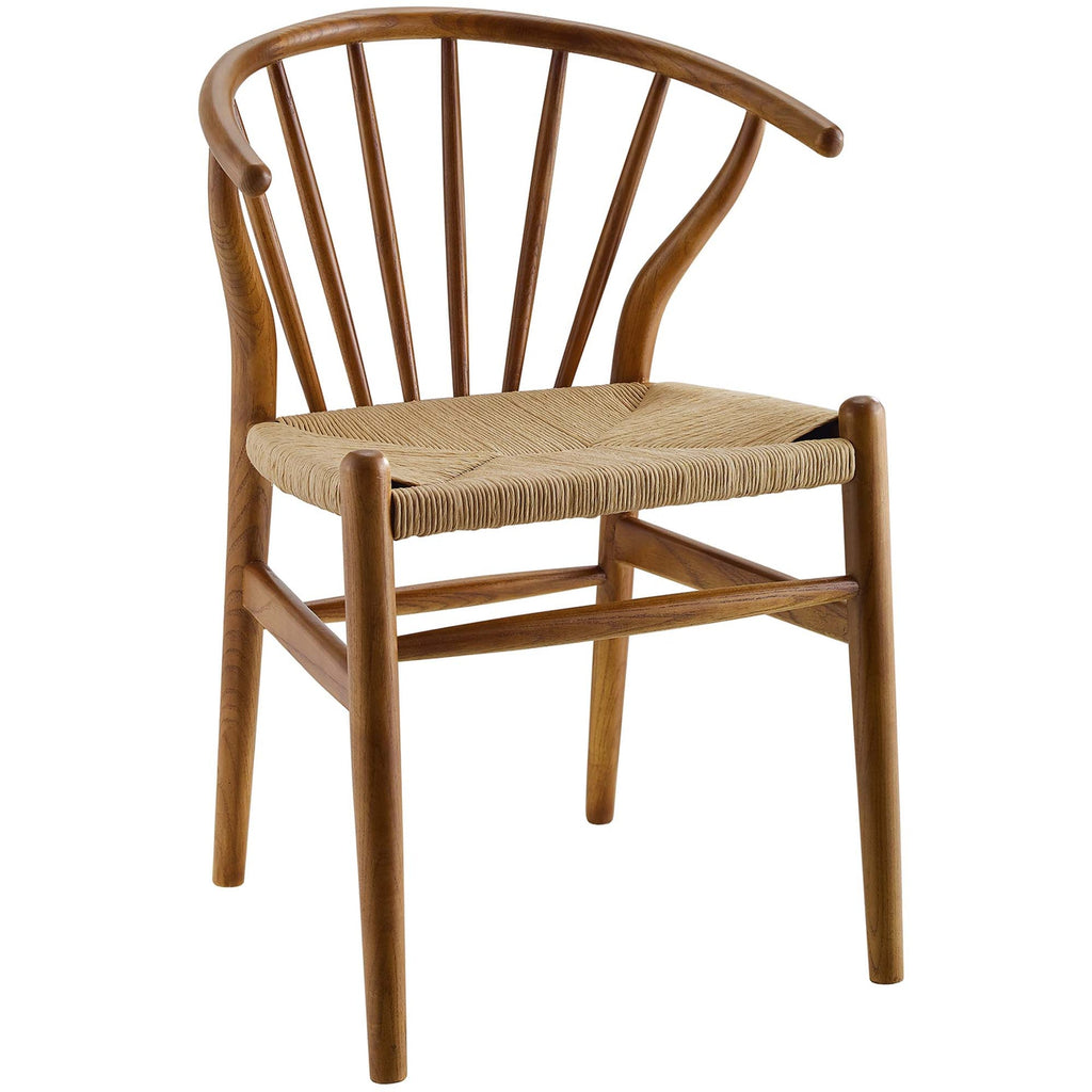 Flourish Spindle Wood Dining Side Chair — EEI-3338-WAL