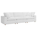 modular 3 Piece Down Filled Overstuffed Sectional Sofa Set