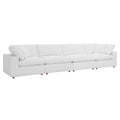 modular 4 Piece Down Filled Overstuffed Sectional Sofa Set