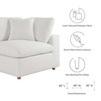modular 8-Piece Down Filled Overstuffed Sectional Sofa