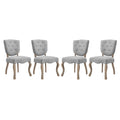 Array Dining Side Chair Set of 4 - EEI-3384-LGR