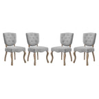 Array Dining Side Chair Set of 4 - EEI-3384-LGR