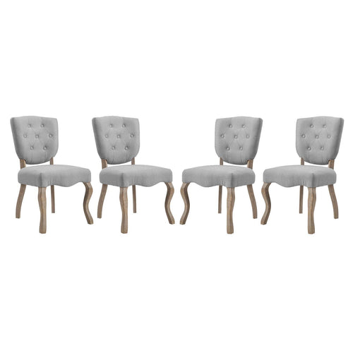 Array Dining Side Chair Set of 4 - EEI-3384-LGR