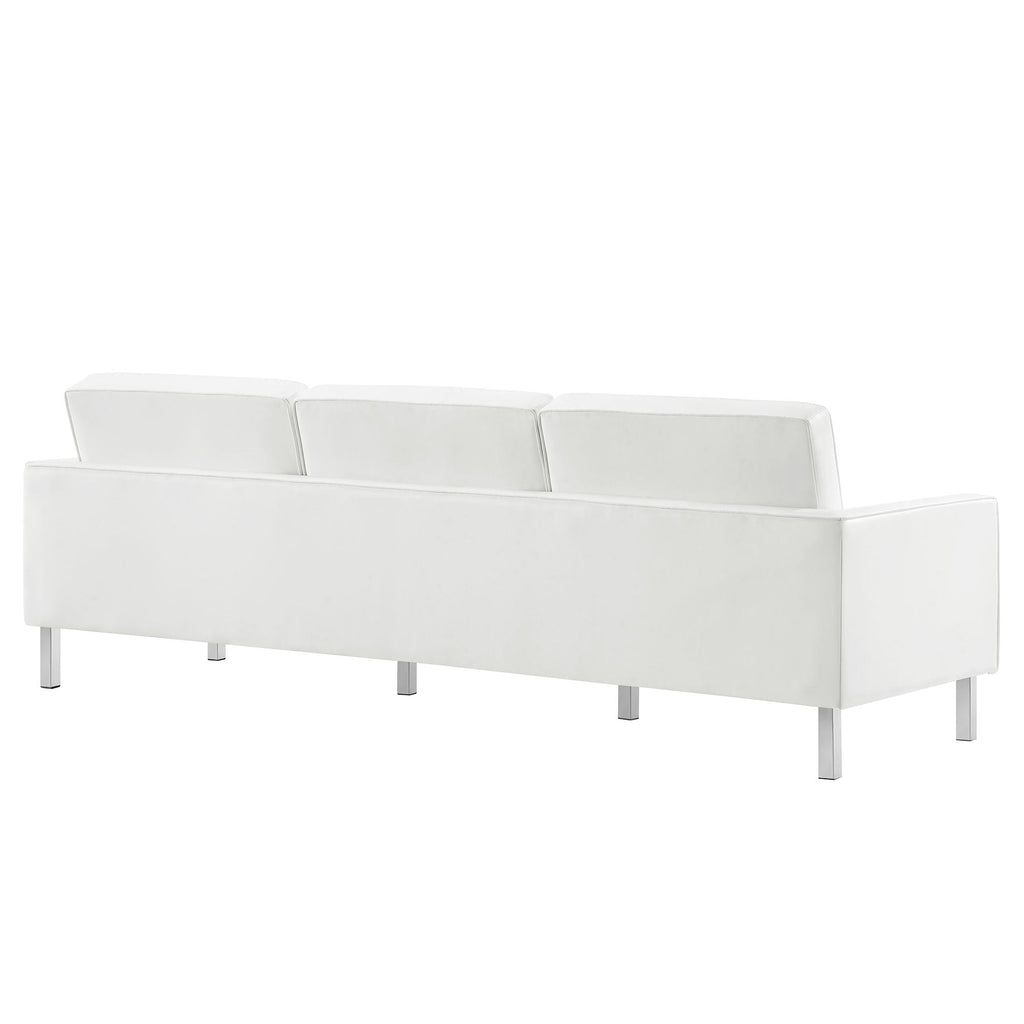 Loft 2-Piece Tufted Vegan Leather Furniture Set