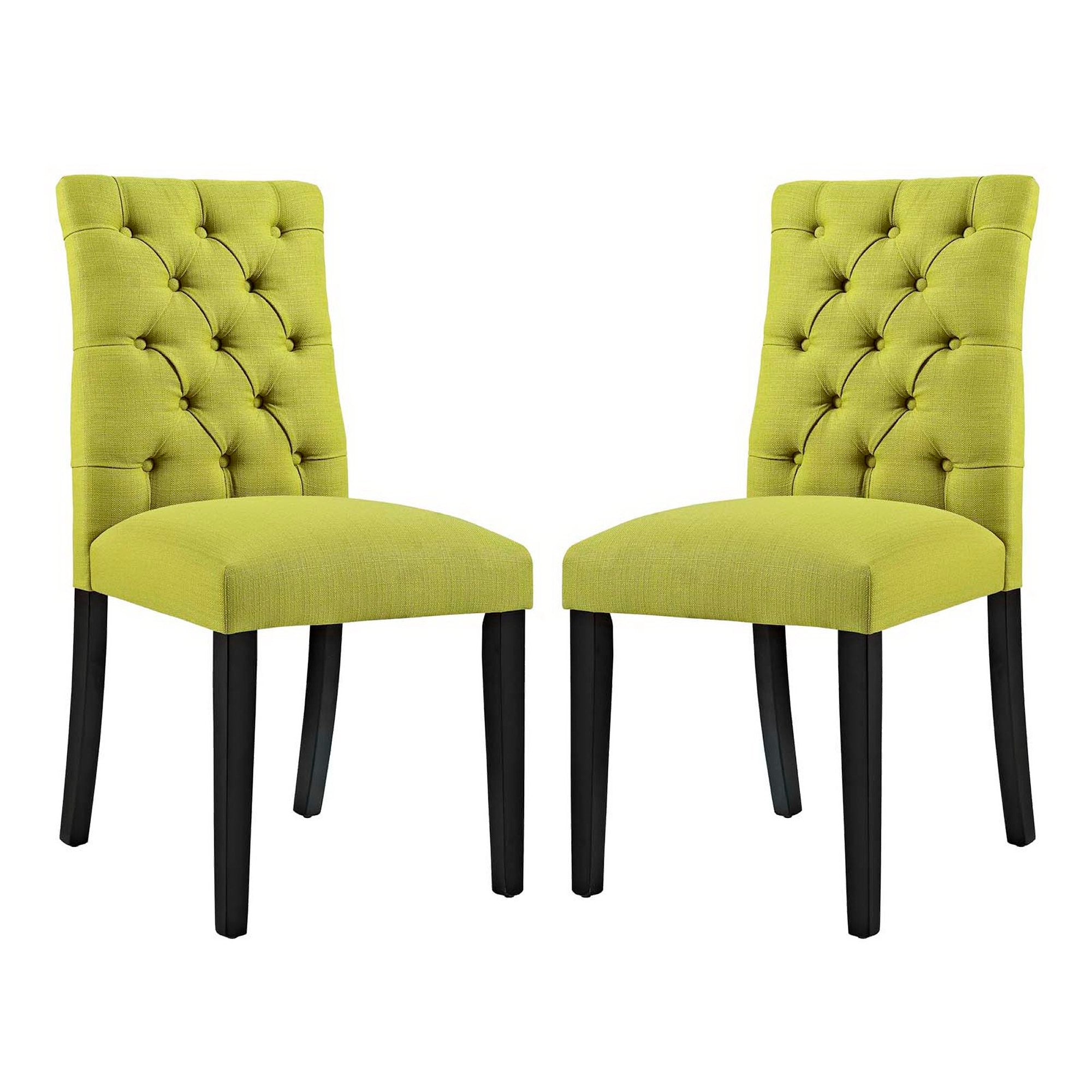 Duchess Fabric Dining Chair Set of 2 - EEI-3474-WHE
