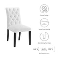 Duchess Fabric Dining Chair Set of 2