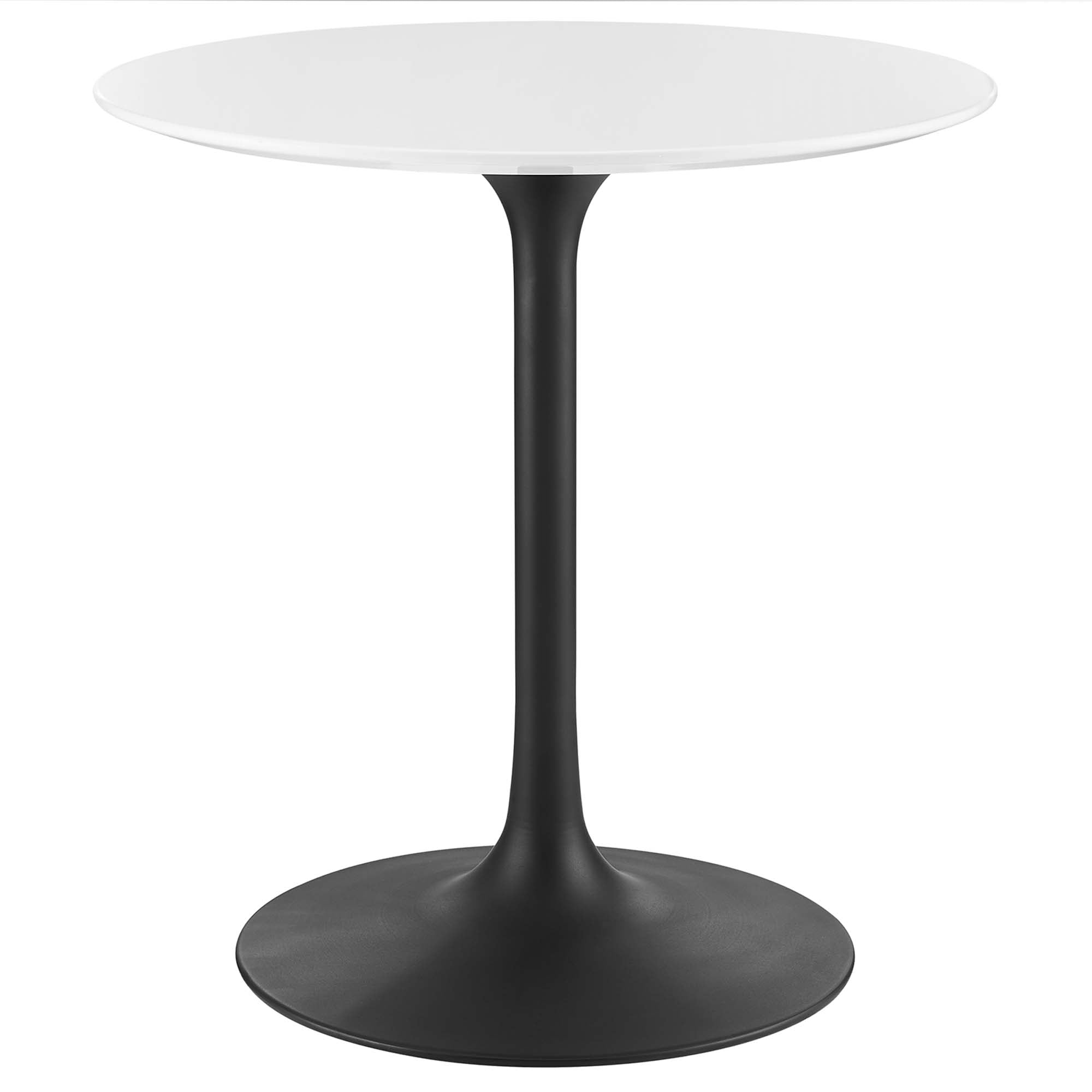 Lippa Round 28" Dining Table - EEI-3510-BLK-WHI