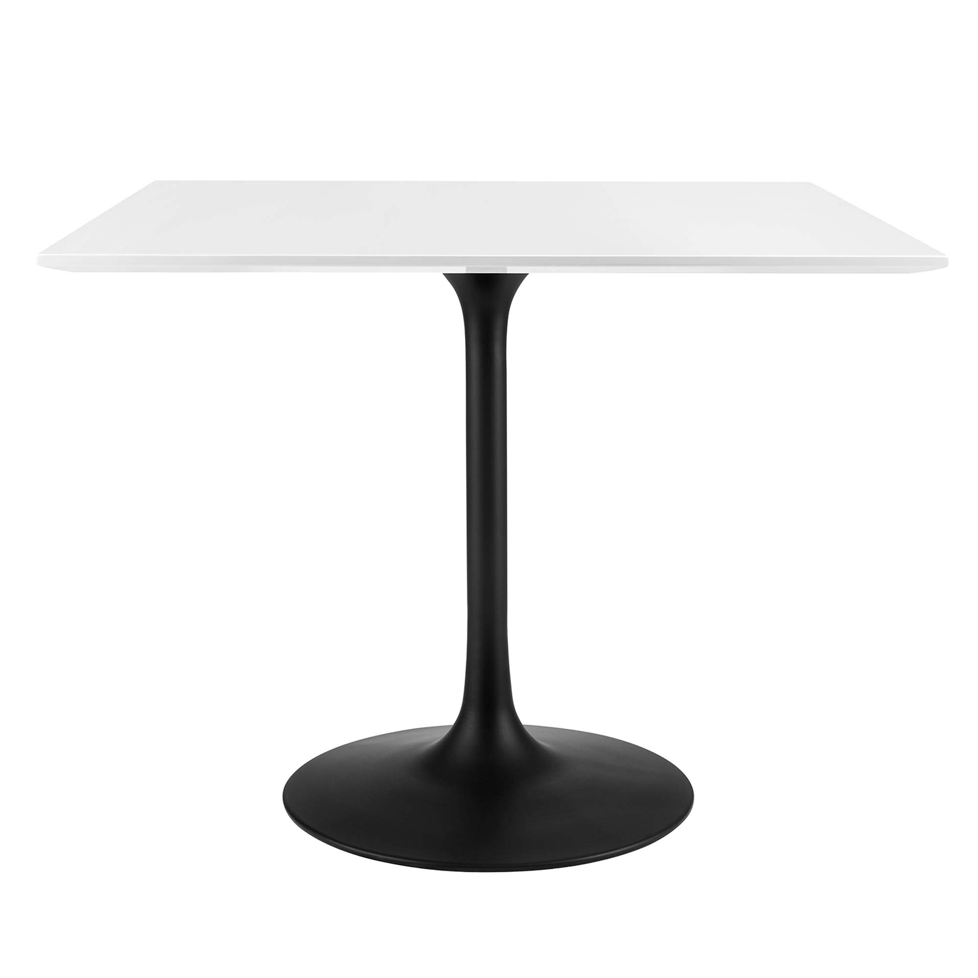 Lippa Square Wood Dining Table - EEI-3514-BLK-WHI
