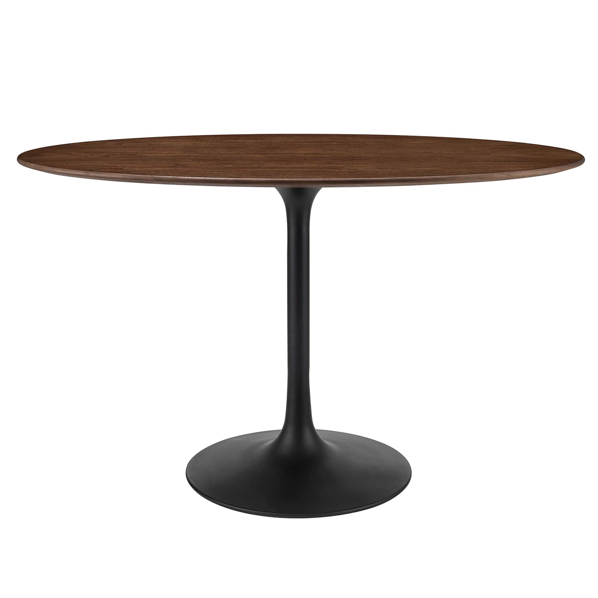Lippa Oval Wood Dining Table - EEI-3520-BLK-WAL