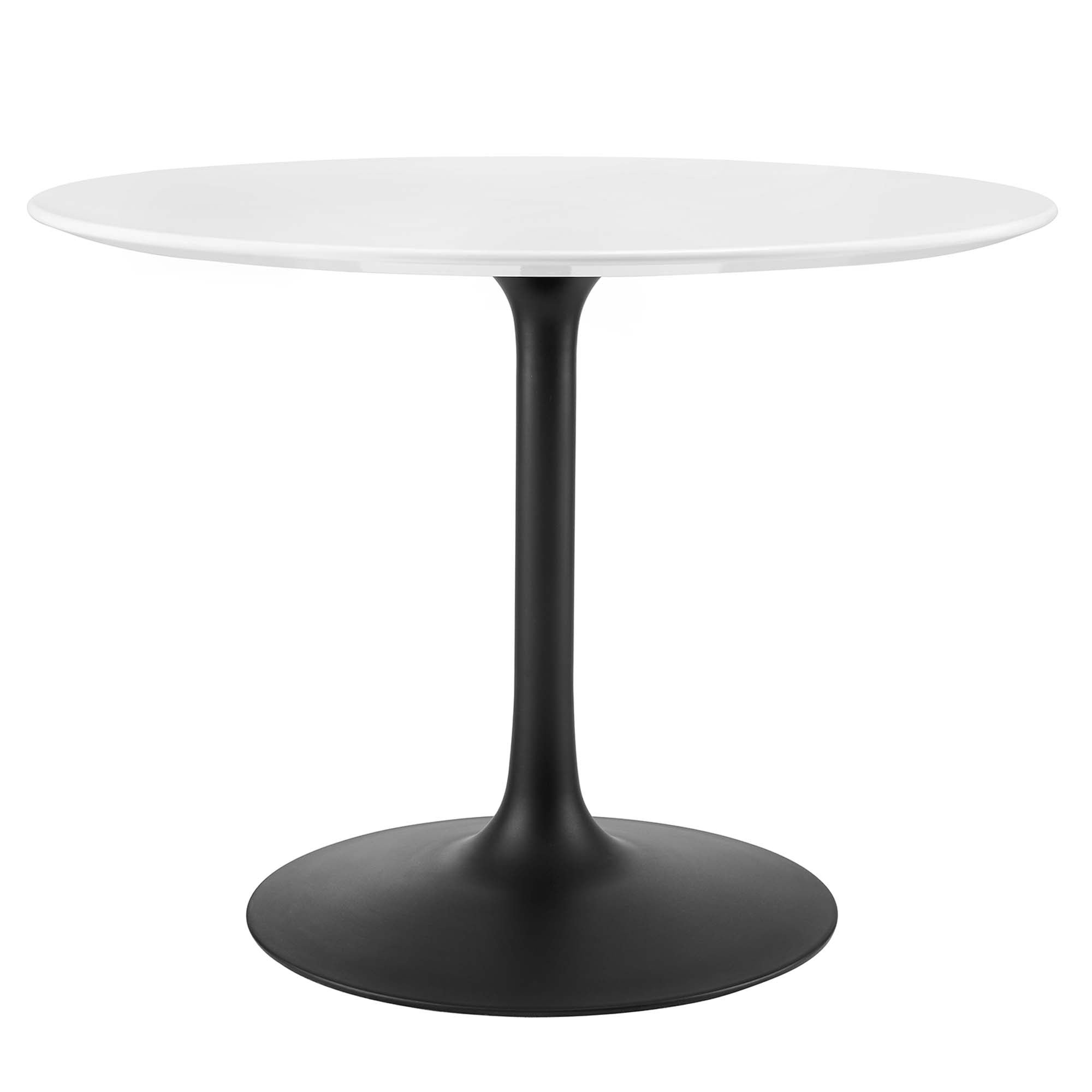 Lippa Round 40" Dining Table - EEI-3521-BLK-WHI