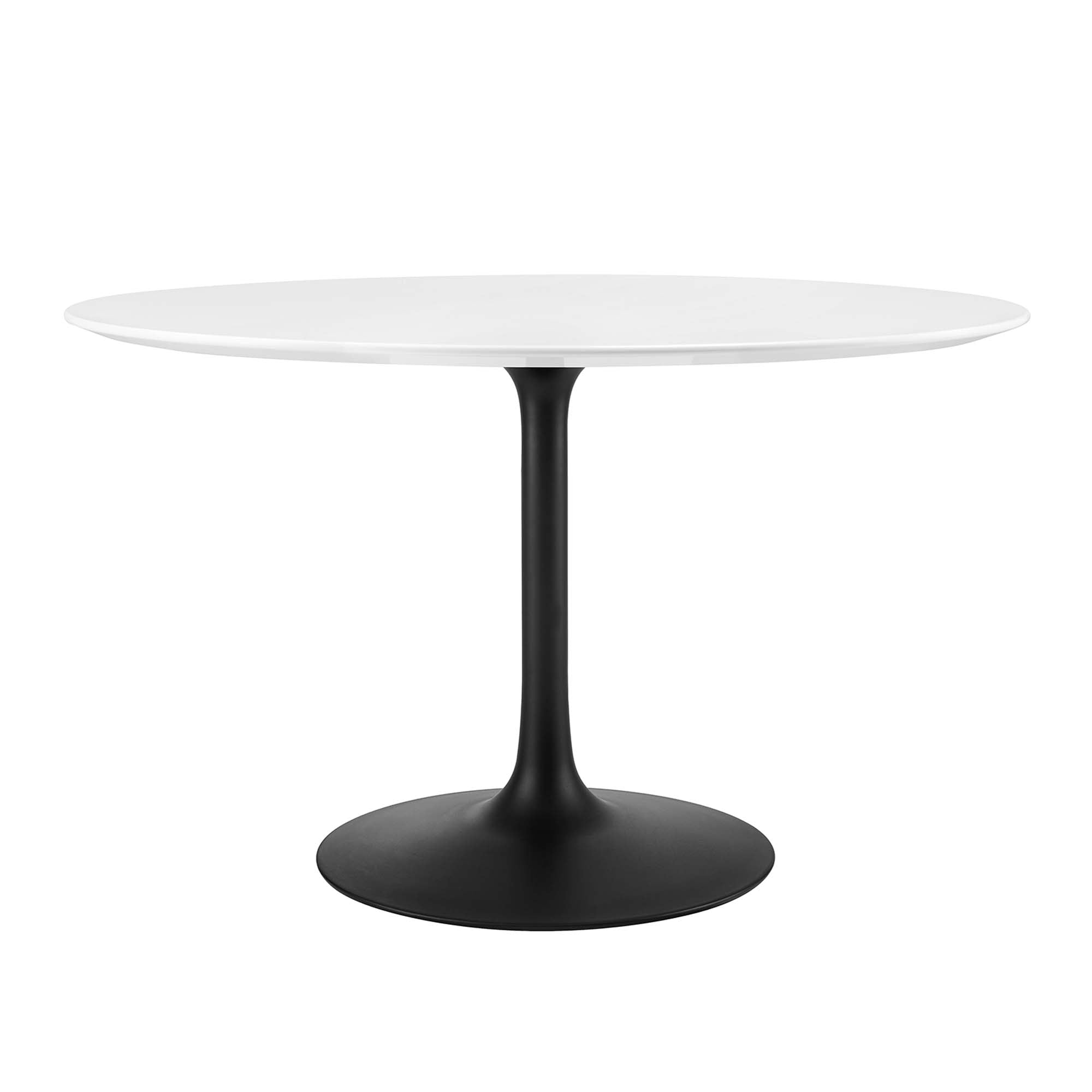 Lippa Round 48" Dining Table - EEI-3522-BLK-WHI