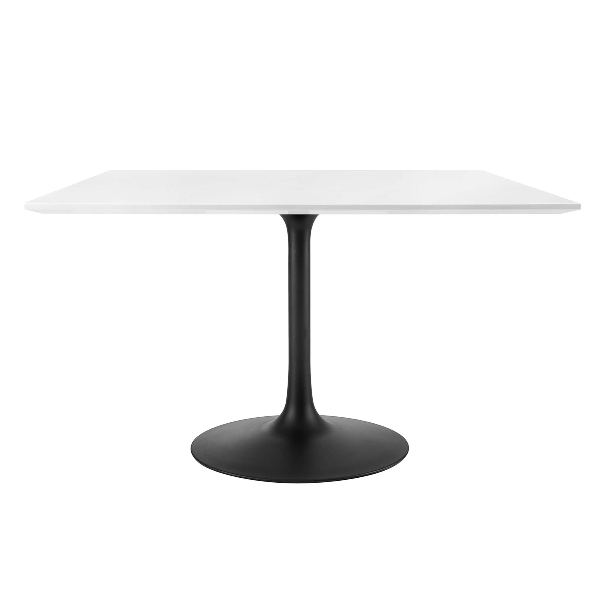 Lippa Square Wood Dining Table - EEI-3525-BLK-WHI