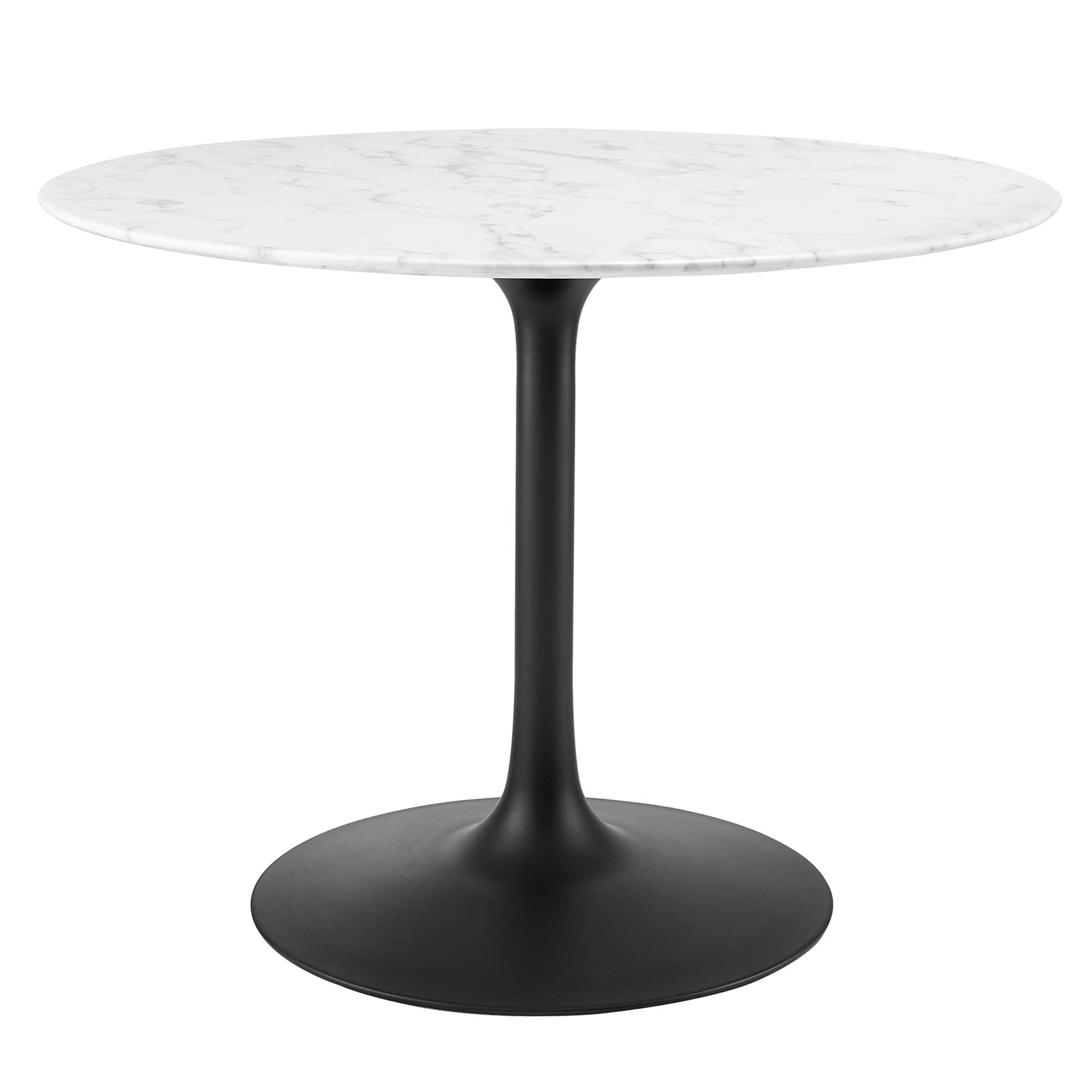 Lippa Round 40" Dining Table - EEI-3526-BLK-WHI