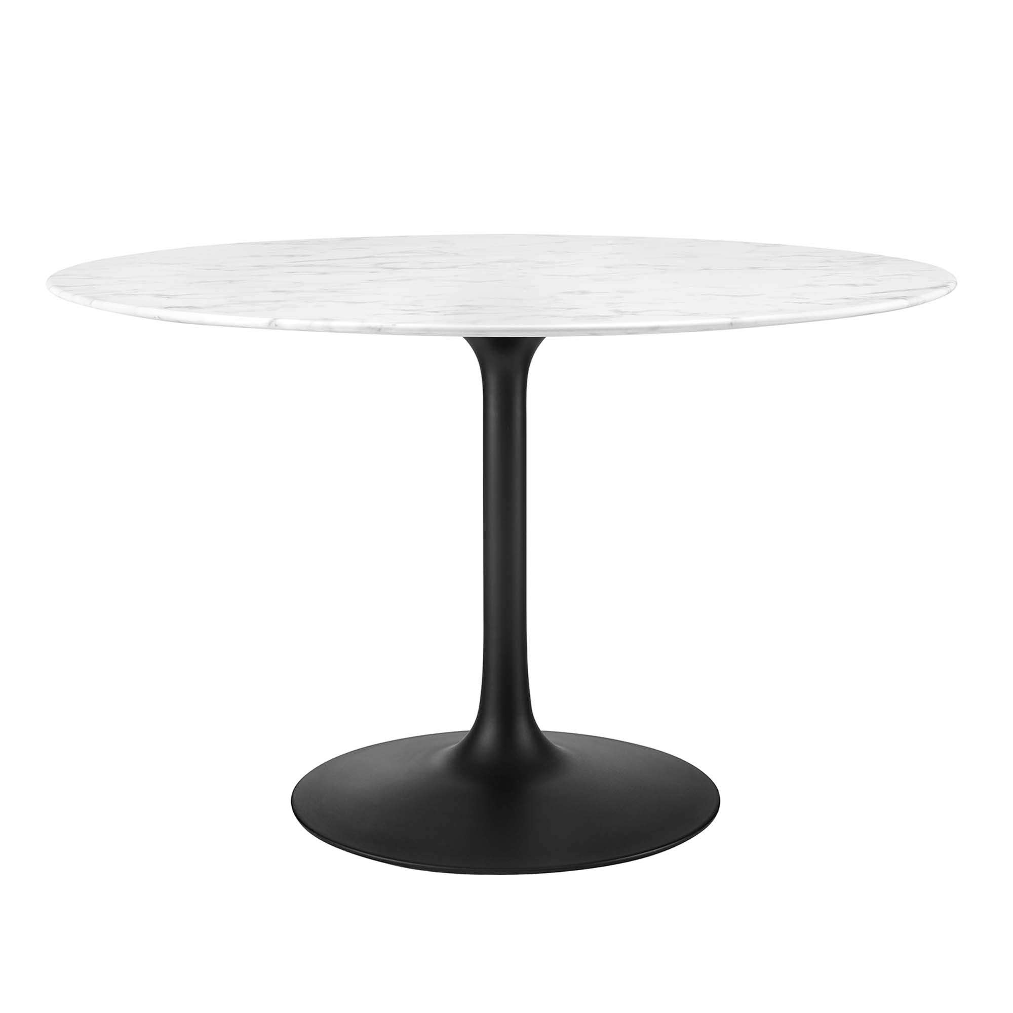 Lippa Round 48" Dining Table - EEI-3527-BLK-WHI