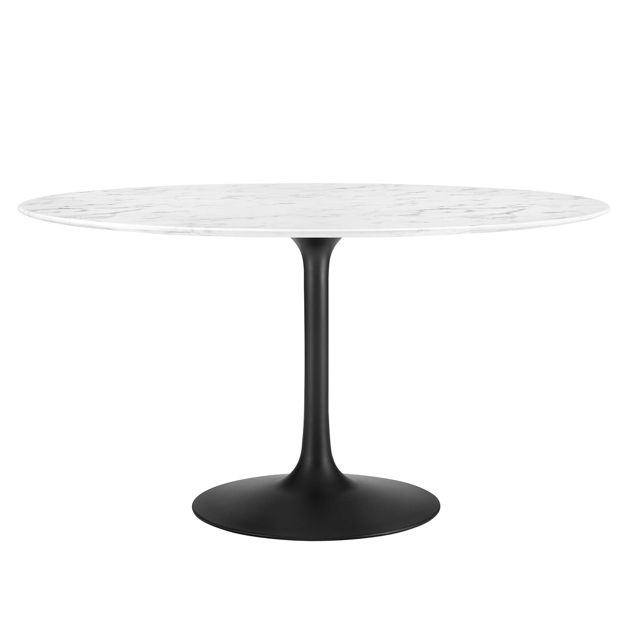 Lippa Round 54" Dining Table - EEI-3528-BLK-WHI