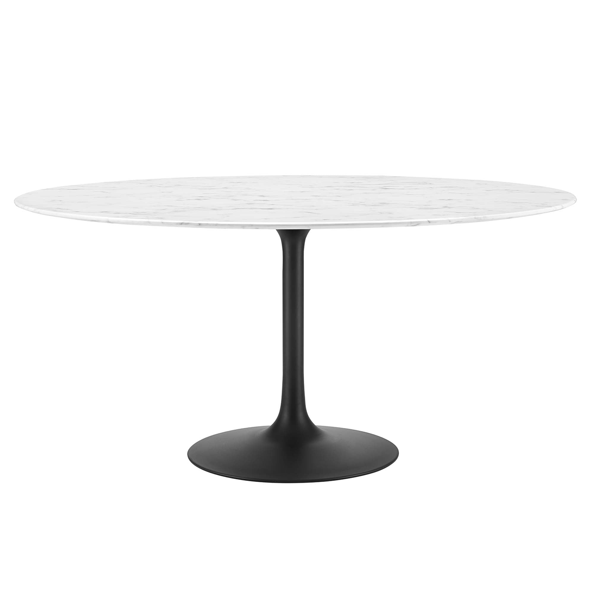 Lippa Round 60" Dining Table - EEI-3529-BLK-WHI