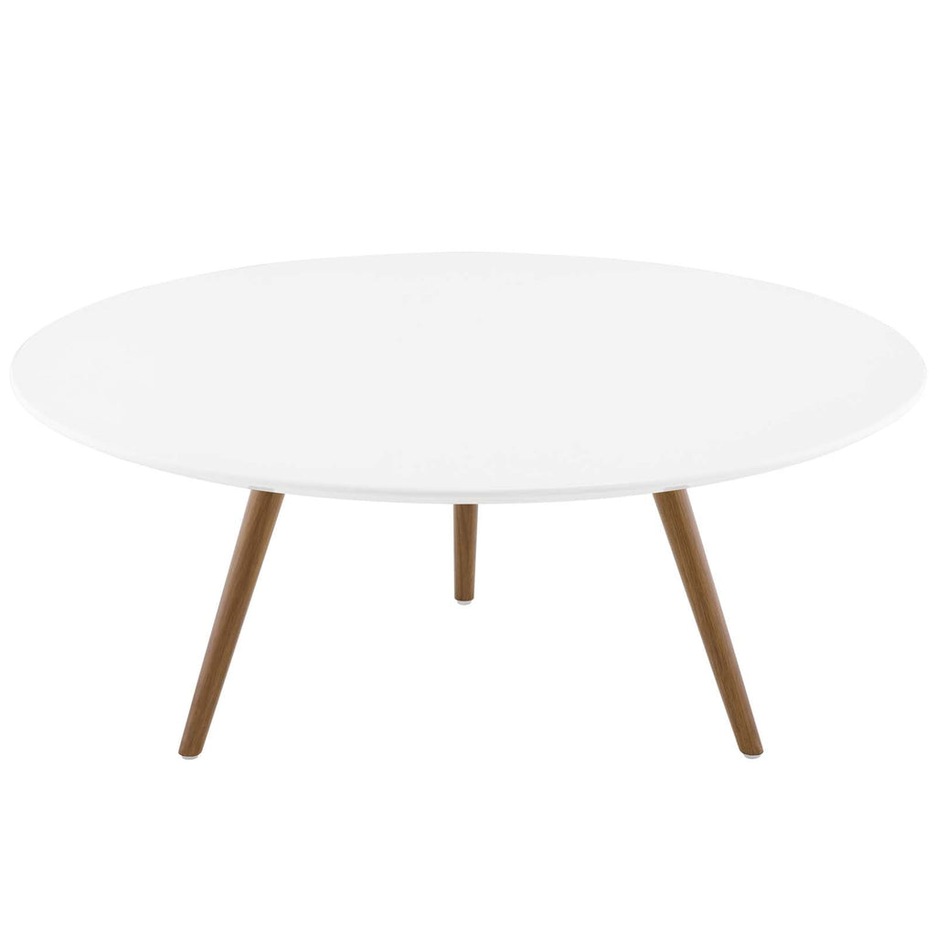 Lippa Round Wood Coffee Table with Tripod Base