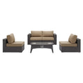 outdoor 5 Piece Set Outdoor with Fire Pit
